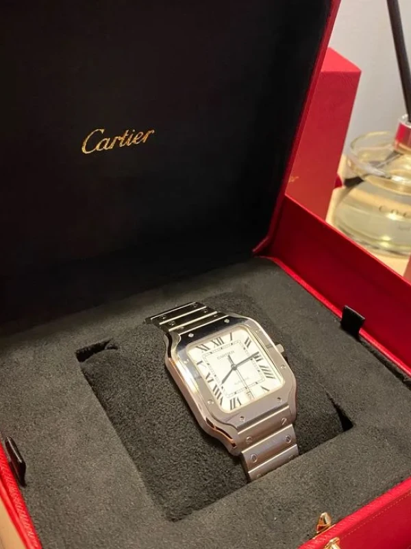 Relógio Cartier Santos  Presença e Elegância - foto 9 de 10
