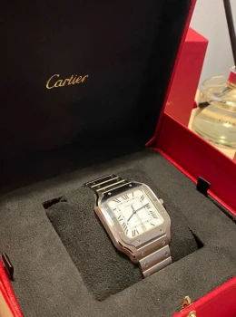 Relógio Cartier Santos  Presença e Elegância - foto 9 de 10