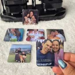 Kit 6 unidades - Imã personalizado com foto