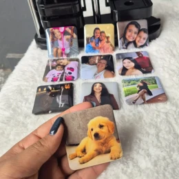 Kit 10 unidades - Imã personalizado com foto