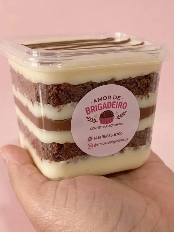 Bolo Ninho com Nutella