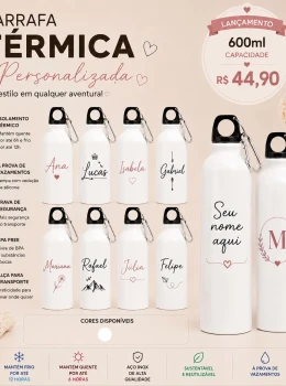 Squeeze Personalizada com Nome