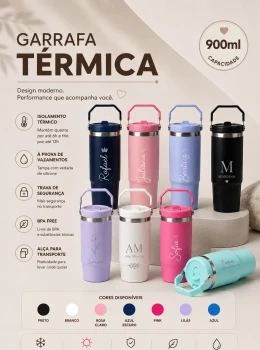 Garrafa Térmica Personalizada 900ml 