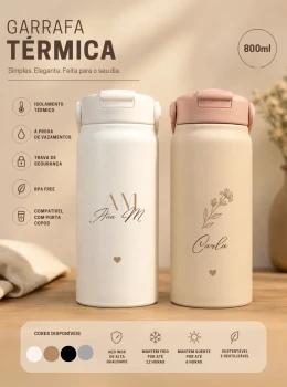 Garrafa Térmica Personalizada 800ml
