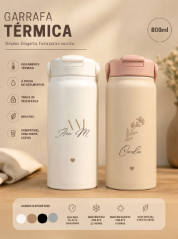 Garrafa Térmica Personalizada 800ml