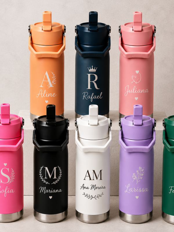 Garrafa Térmica Personalizada 650ml Inox