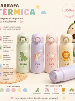 Garrafa Térmica Infantil Personalizada 350ml