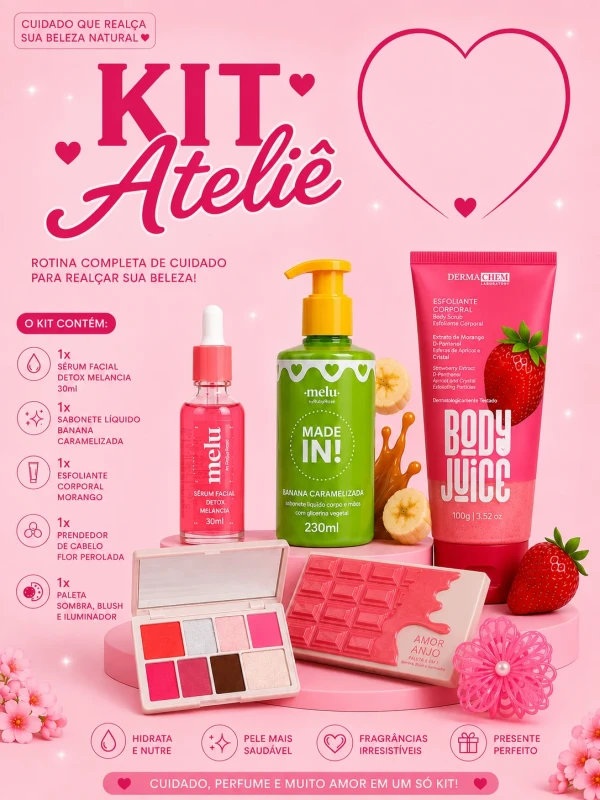 Kit Ateliê — Rotina Completa de Beleza
