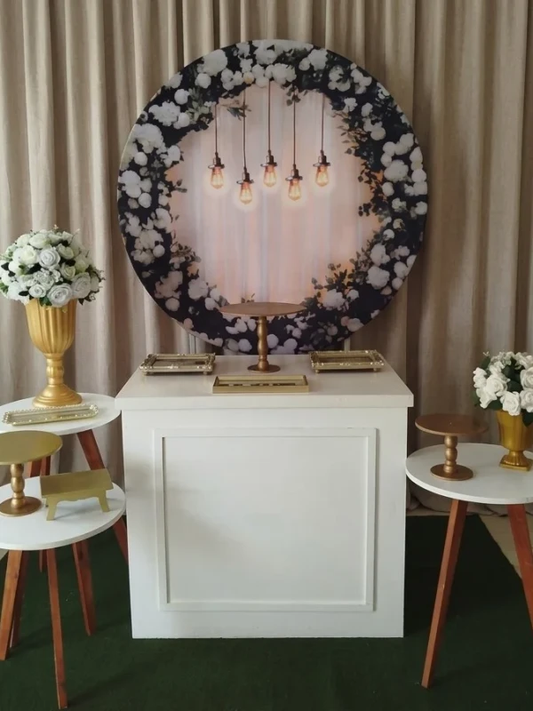 Kit personalizado Floral com luminária