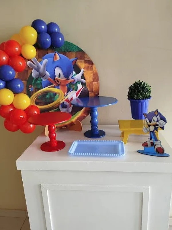 Festa na mesa Sonic