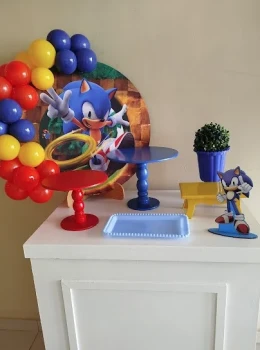 Festa na mesa Sonic