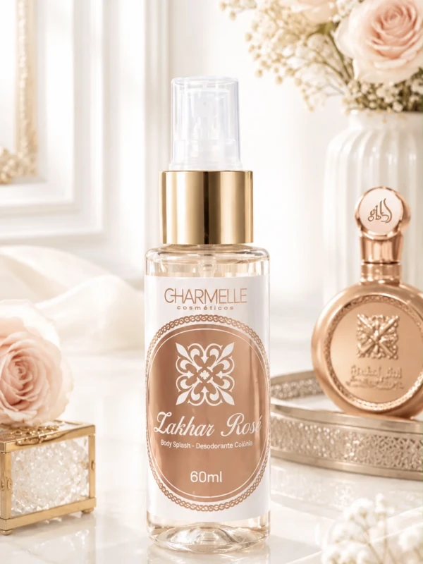 Perfume Lakhar Rosé 60ml Feminino Elegante