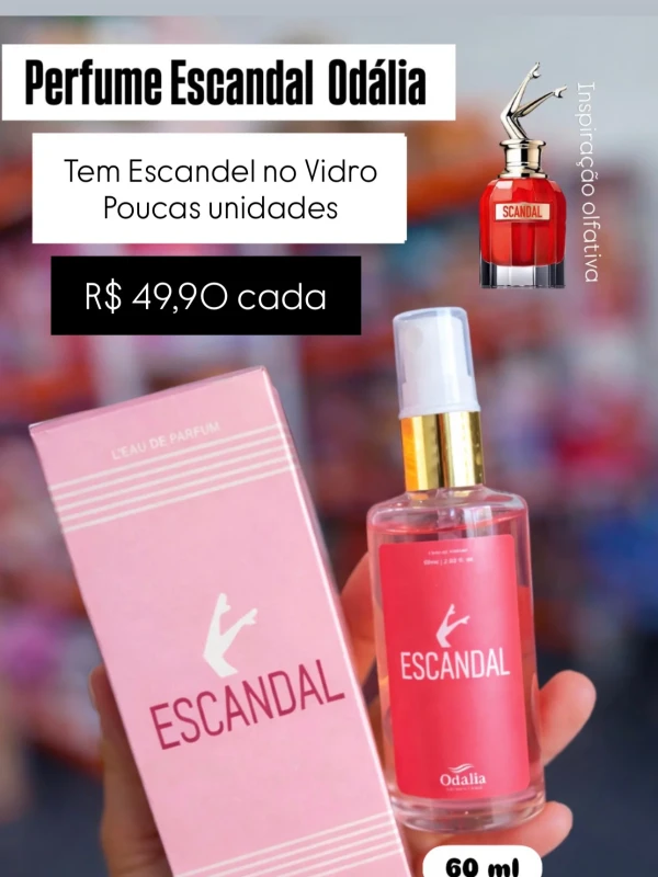 Escandal Odalia Perfume Feminino 60ml