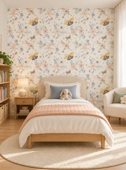 Papel de Parede Encanto das Borboletas | BE-FR50
