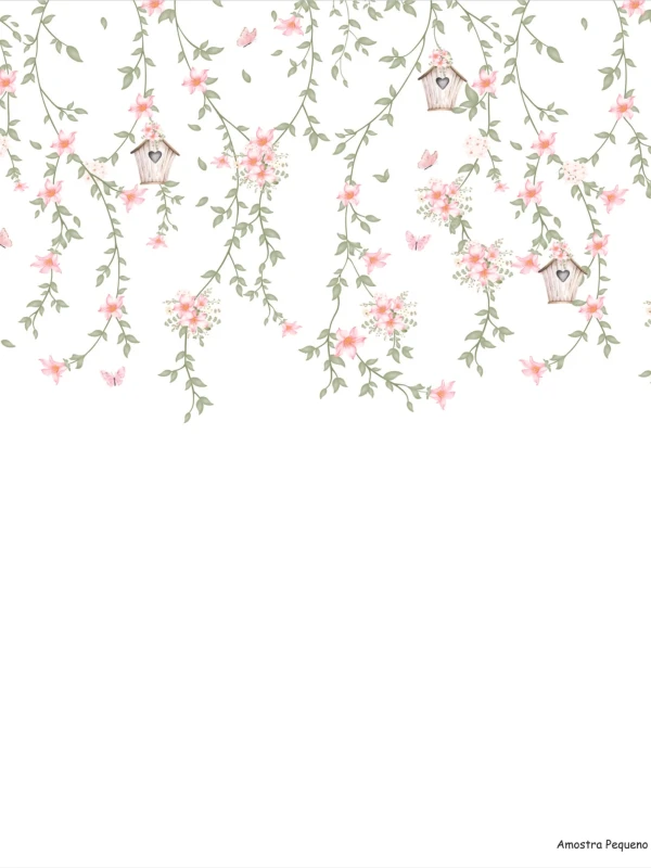 Painel Pequeno Jardim Floral | BE-FR44
