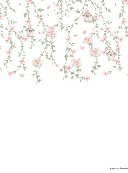 Painel Pequeno Jardim Floral | BE-FR44