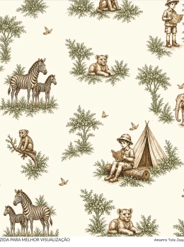 Toile de Jouy Safari Royale BE-SF25 - foto 2 de 3