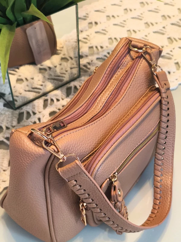 Bolsa Feminina Luxo Alça de Ombro e Transversal
