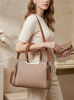 Bolsa Feminina Elegante Luxo - Alça Mão e Transversal