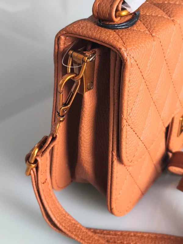 Bolsa Feminina Com Carteira, Lenço e Alça Transversal