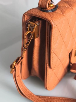 Bolsa Feminina Com Carteira, Lenço e Alça Transversal