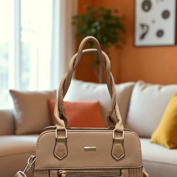 Bolsa Feminina Elegante com Alça Dupla + Porta Moedas 