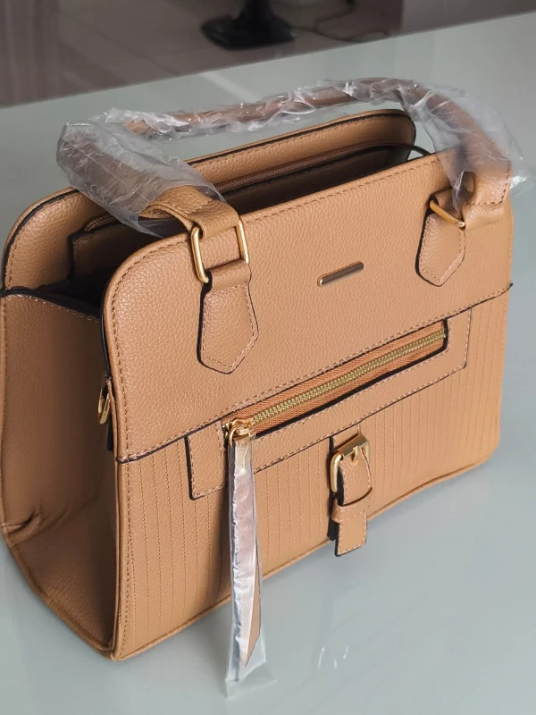 Bolsa Feminina Elegante com Alça Dupla + Porta Moedas 