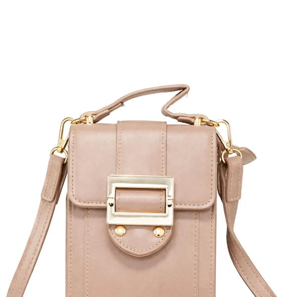 Bolsa Porta Celular Origami Slim Bege