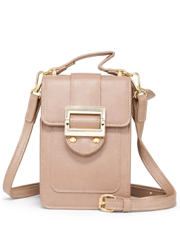 Bolsa Porta Celular Origami Slim Bege