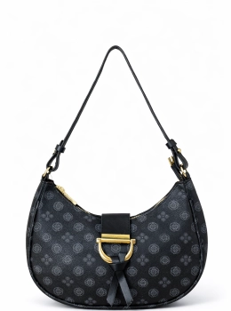 Bolsa Meia Lua - CHEER ROSE - Preta