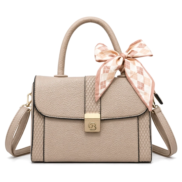 Bolsa Feminina Elegante - Alça de Mão e Transversal + Lenço