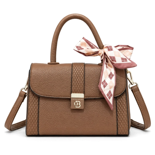 Bolsa Feminina Elegante - Alça de Mão e Transversal + Lenço