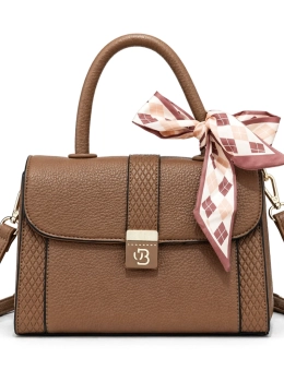 Bolsa Feminina Elegante - Alça de Mão e Transversal + Lenço