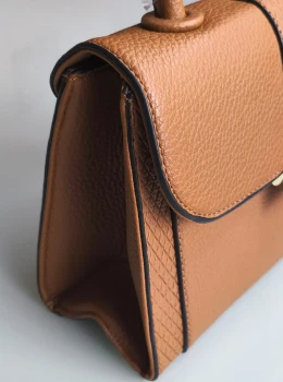 Bolsa Feminina Elegante - Alça de Mão e Transversal + Lenço