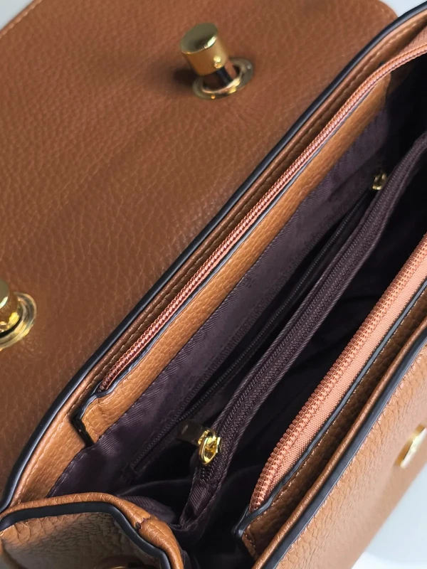 Bolsa Feminina Elegante - Alça de Mão e Transversal + Lenço