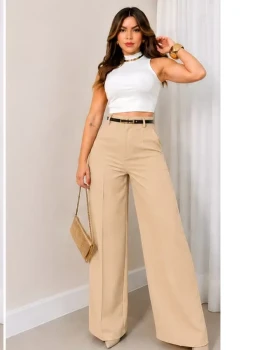 Calça Pantalona Alfaiataria