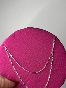 Colar Duplo Coração