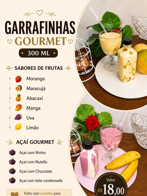 Garrafinhas Gourmet