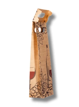 Sacola de vinho alça vazada