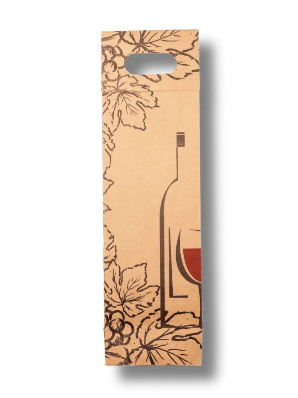 Sacola de vinho alça vazada