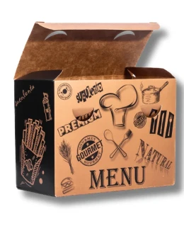 Caixa fritas fechada menu