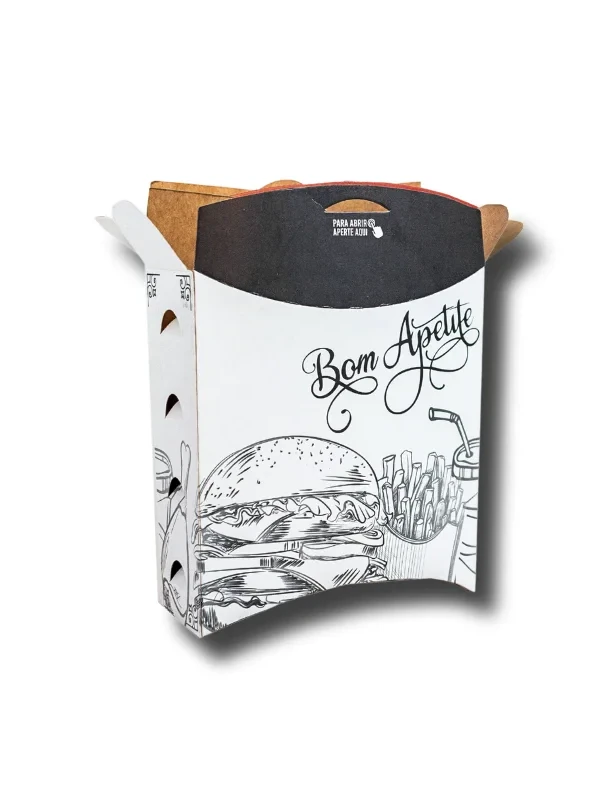 Caixa fritas semi bom apetite P&B
