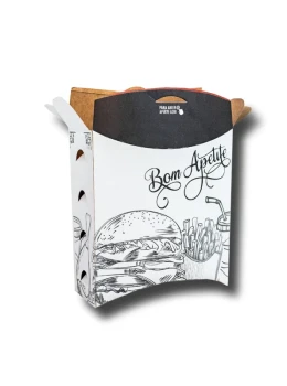 Caixa fritas semi bom apetite P&B