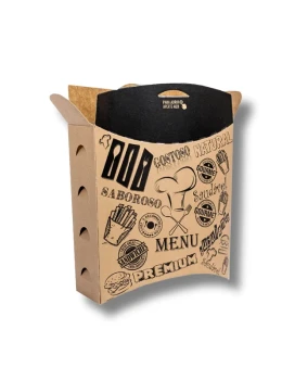 Caixa fritas semi menu