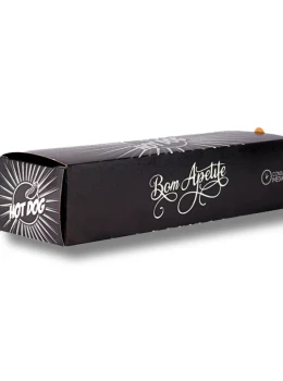 Caixa hot dog bom apetite com berço