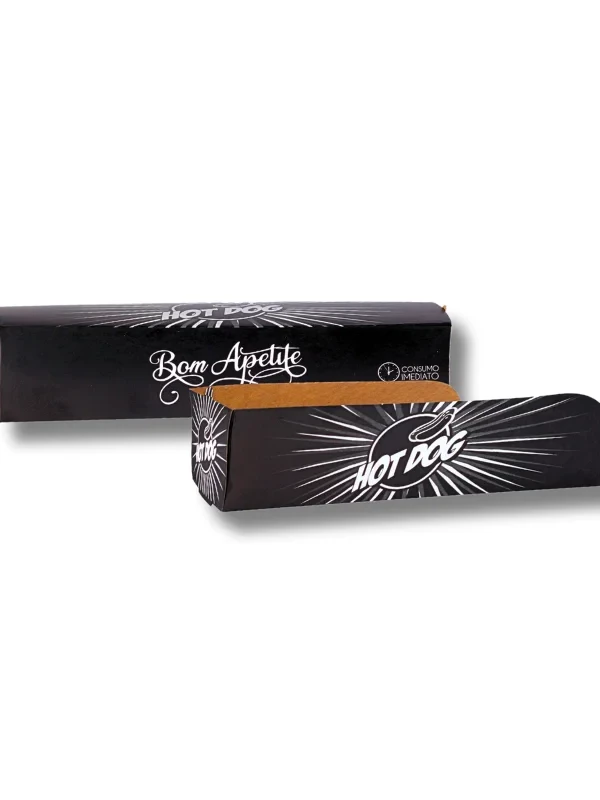 Caixa hot dog bom apetite com berço