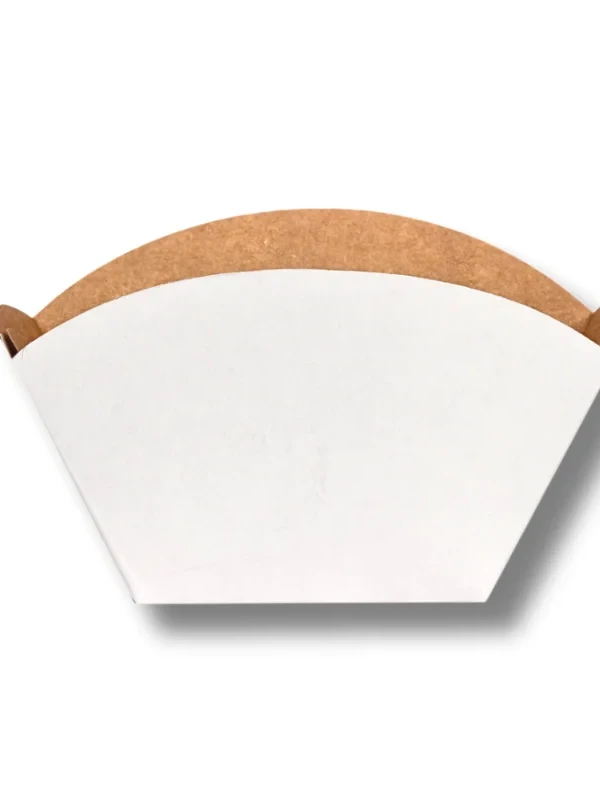 Caixa canoa lisa branca