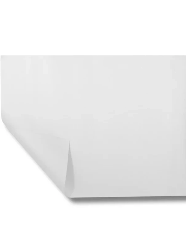 Papel acoplado liso branco