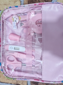 Kit Higiene Bebê Rosa Completo e Durável