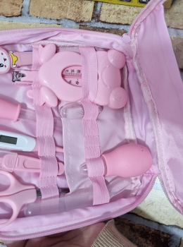 Kit Higiene Bebê Rosa Completo e Durável